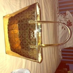 Beautiful gold Kate spade purse